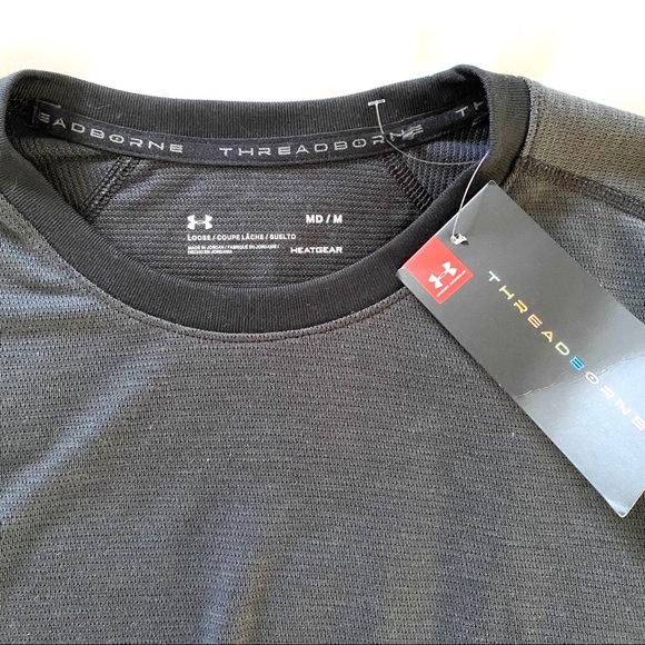 SOLD! 💚Under Armour Threadborne Long Sleeve Tee - Picture 4 of 8